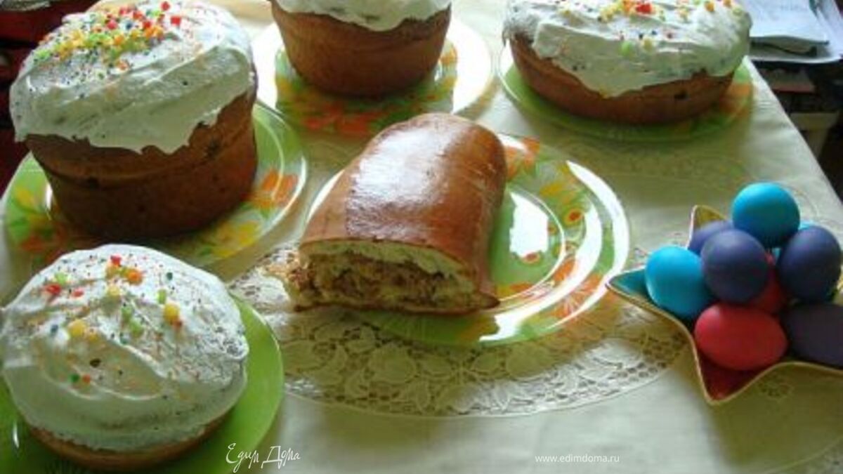 Рецепт куличей от моей бабушки