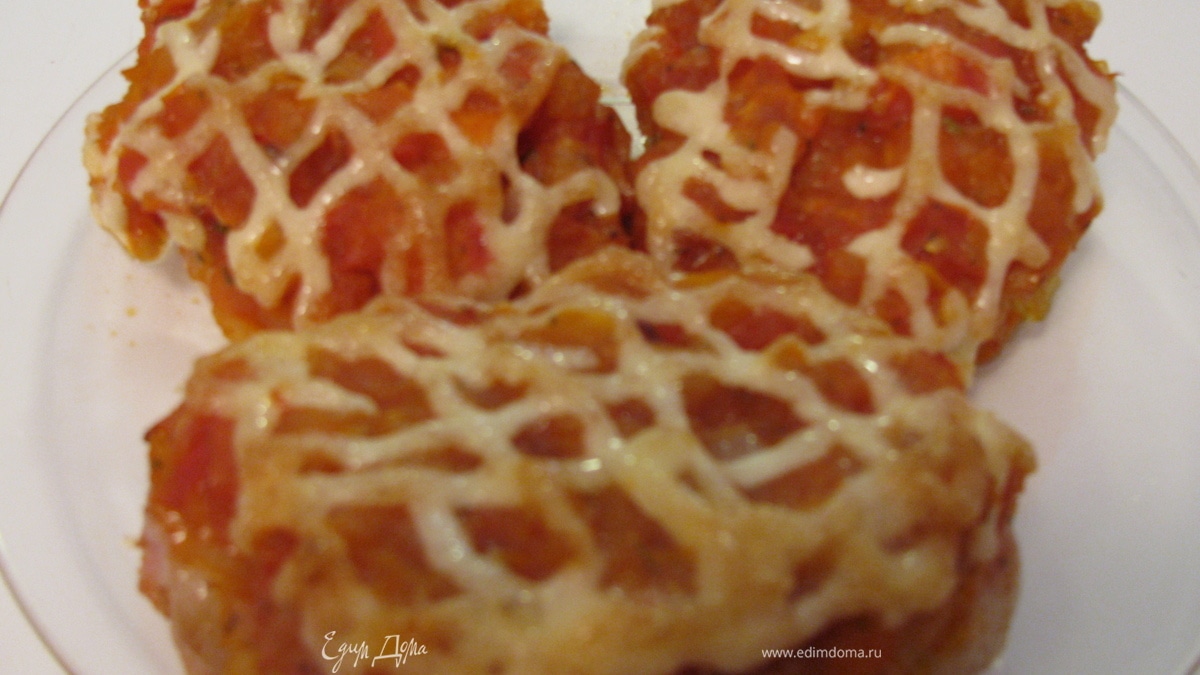 Свиные отбивные под шубкой