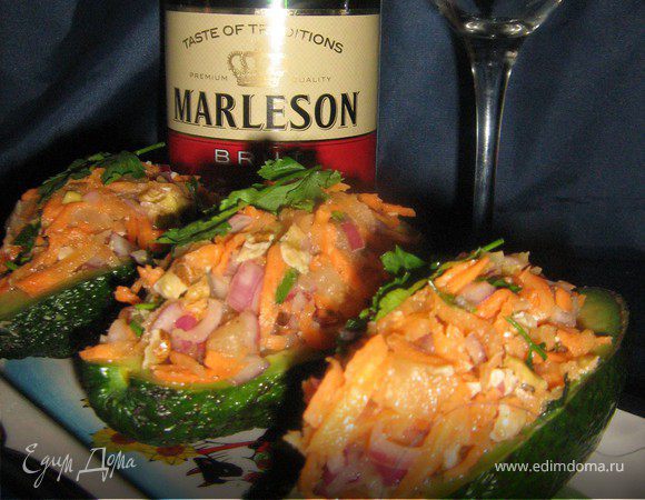 Фаршированные авокадо. Фаршированные авокадо.