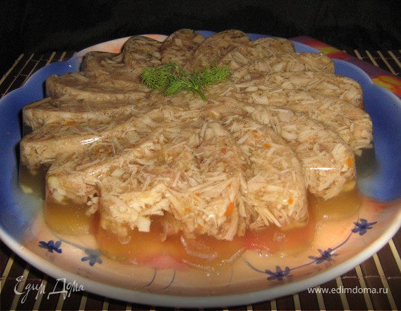 Холодец из трёх видов мяса