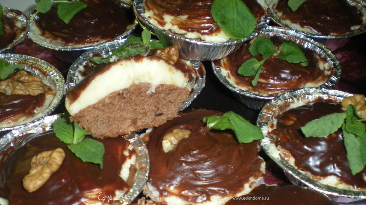 Мятные брауни