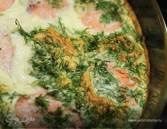 Фриттата с горбушей Фриттата с горбушей