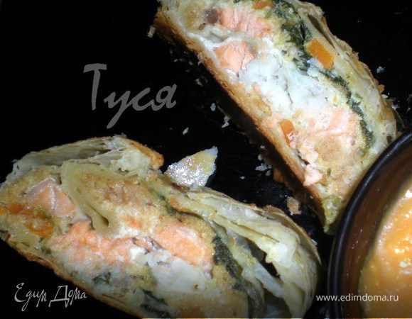 "СТРУДЕЛЬ" с лососем и судаком