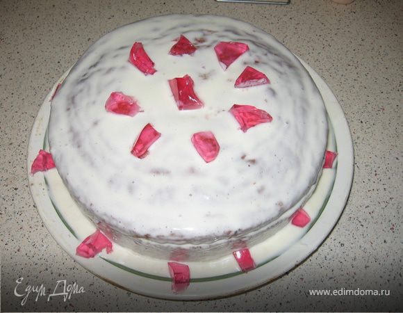 Сметанник с желейной прослойкой