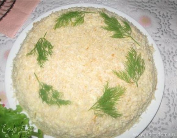 Салат с редькой