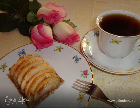 Пирог, опаленный пламенем