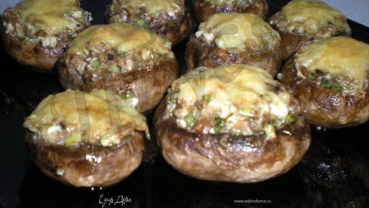 Фаршированные шампиньоны