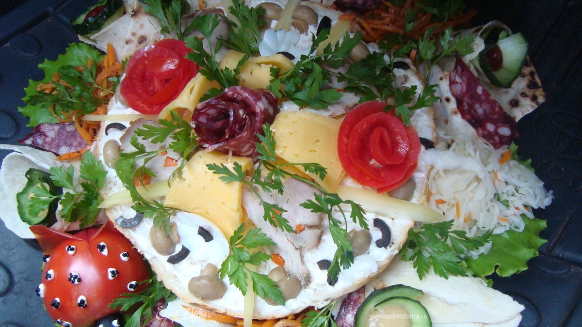 Бутерброд для детского праздника