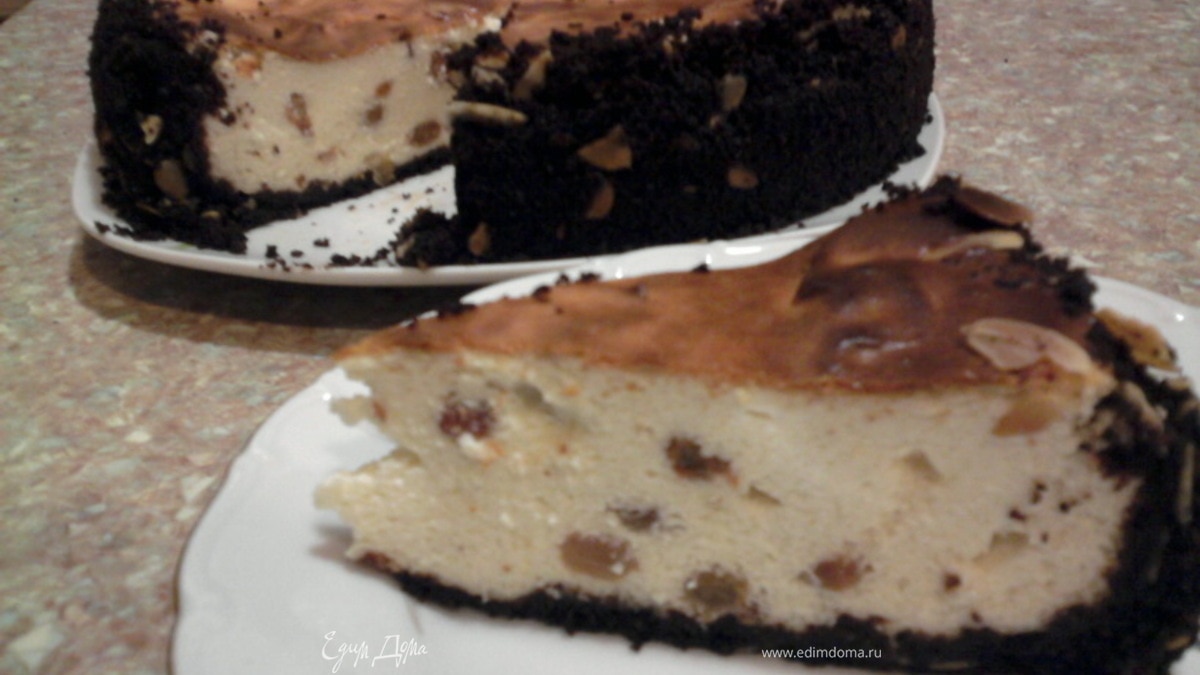 Простая творожная запеканка.