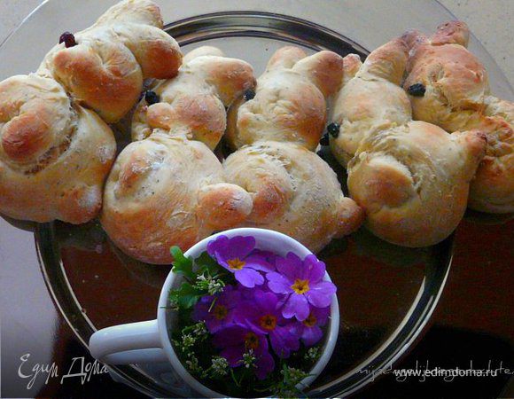 Булки "Пасхальные зайцы" Булки "Пасхальные зайцы"