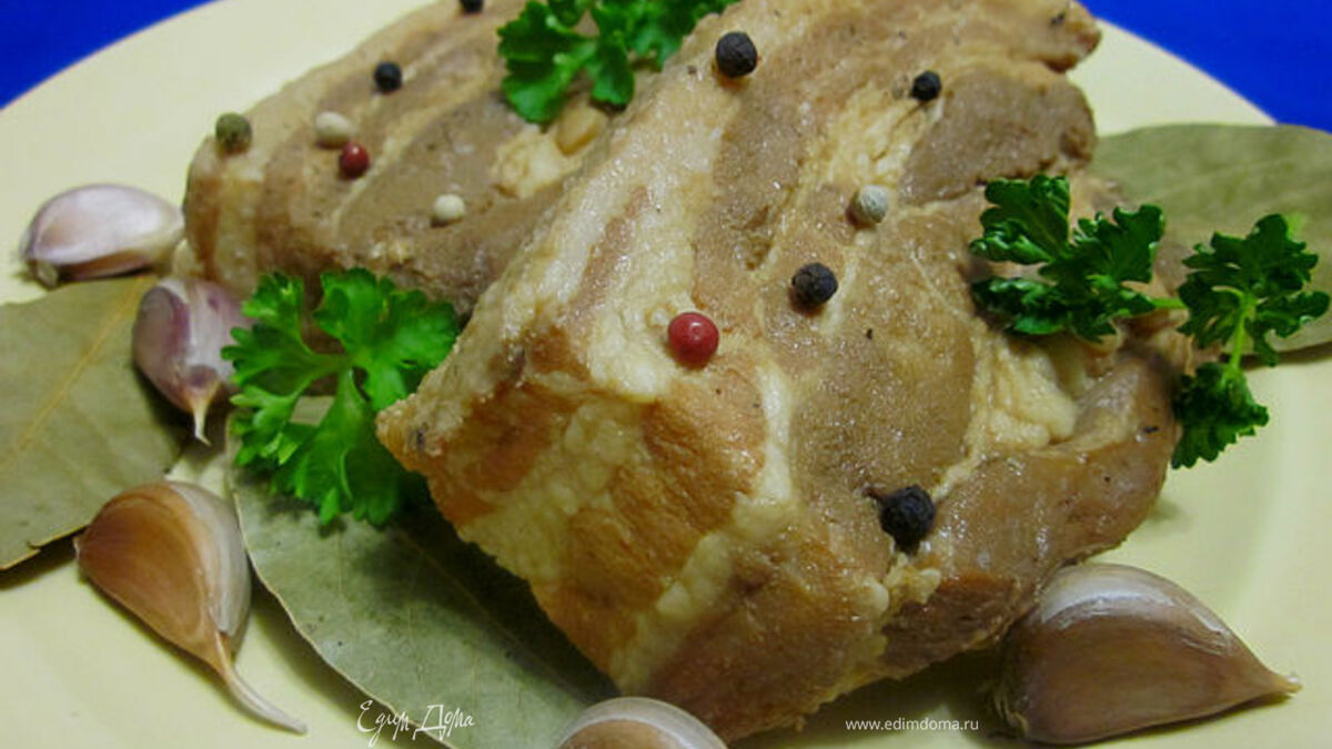 Грудинка по-домашнему