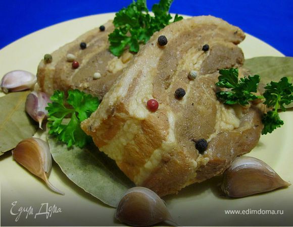 Грудинка по-домашнему Грудинка по-домашнему