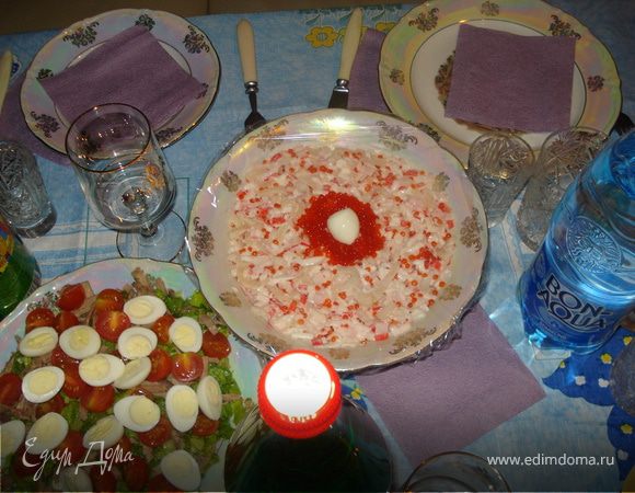 Салатик "Морская жемчужина!" Салатик "Морская жемчужина!"