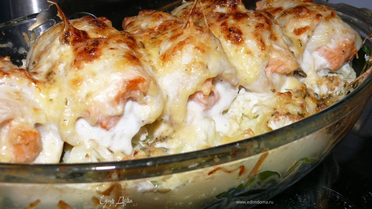 Пангасиус с секретом на овощной подушке