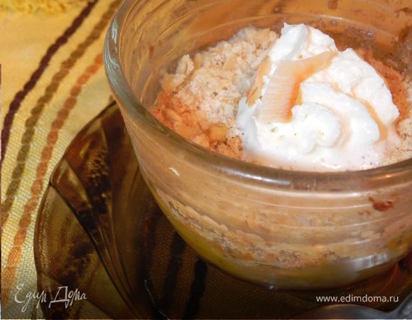 Манговый крамбль Манговый крамбль