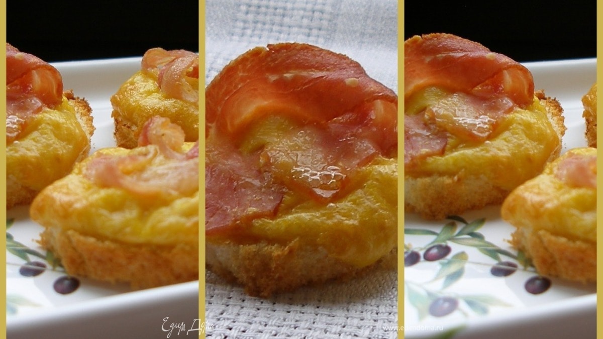 Золотистый сырный тост