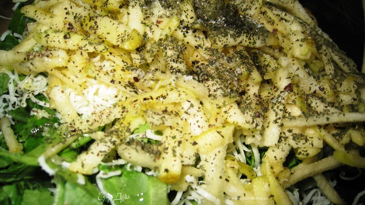 Салат "Свежесть зелени"