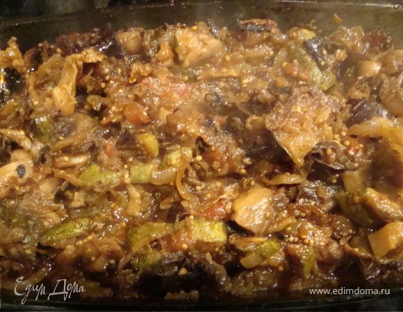 Запеченое овощное рагу (постный стол)