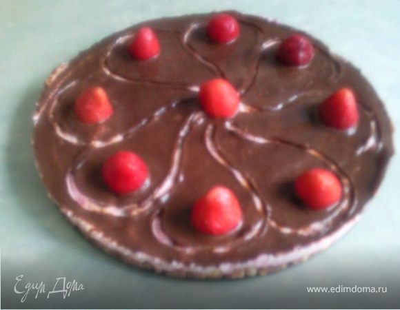 Творожно-клубничный десерт