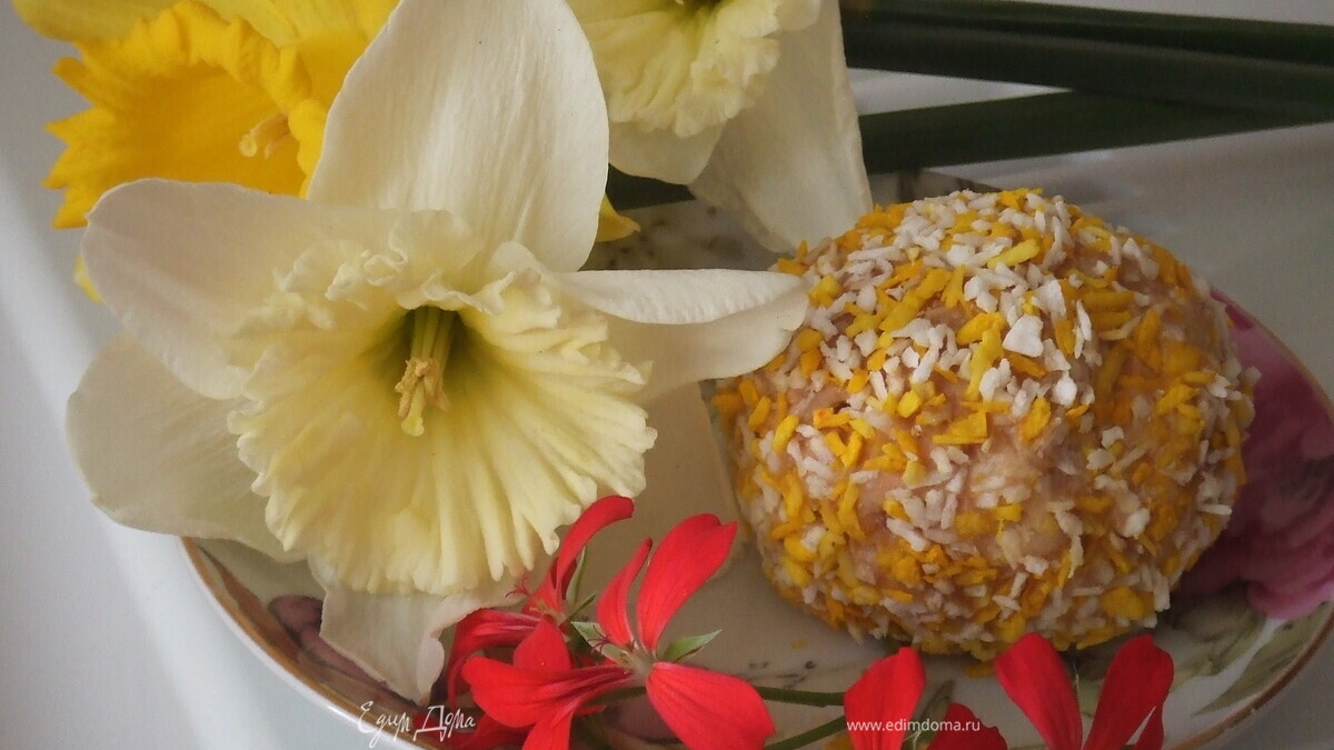 Десерт " Творожные орешки"