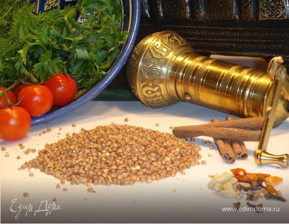 Гречка с луком по-берберски