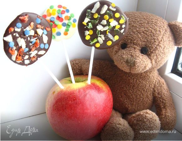 Шоколадные чупа-чупсы