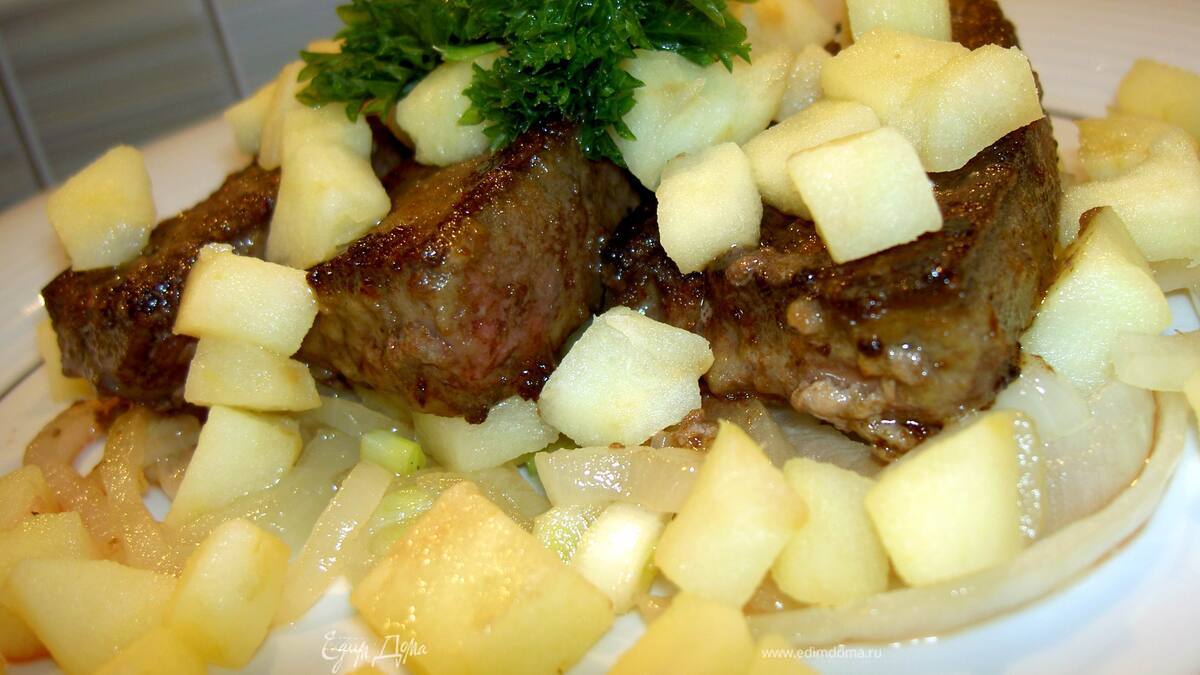 Телячья печень по-берлински