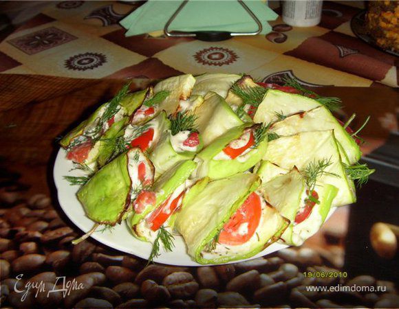 Язычки из кабачков на гриле Язычки из кабачков на гриле