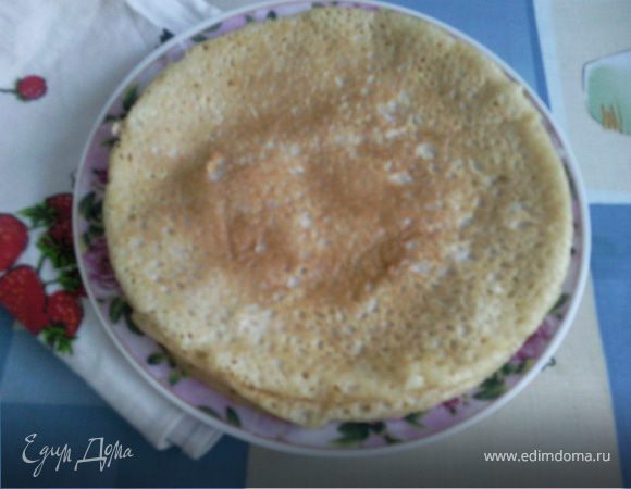 Вкусные блины в пост