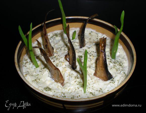 Салат ''Рыбки в пруду''