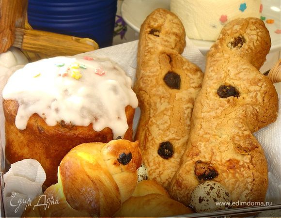 Угощение на Пасху. Детская тема.