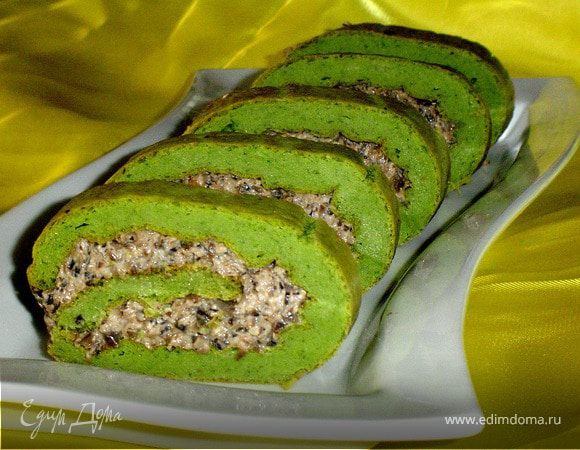 Закусочный рулет "Зеленый при зеленый..."