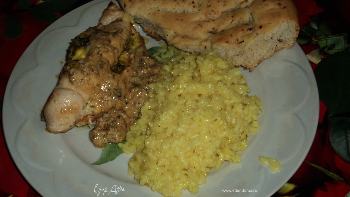 Зразы из индейки с сыром