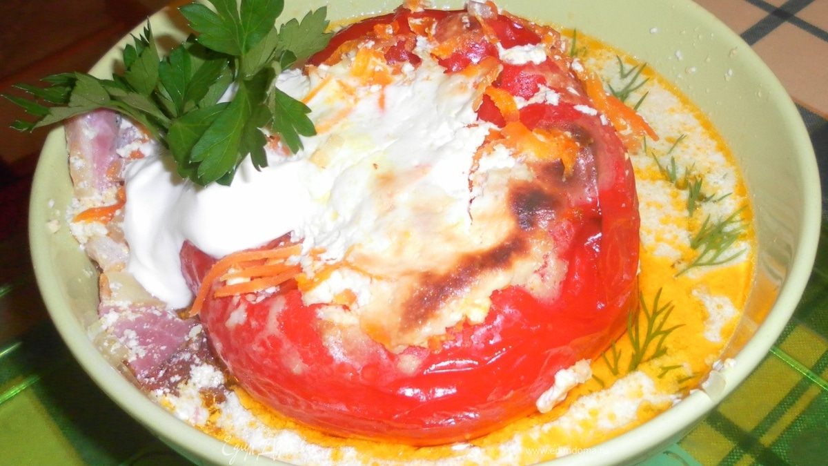 Фаршированные перчики "По-домашнему"))