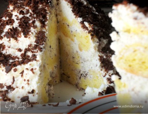 Сметанно-творожный десерт