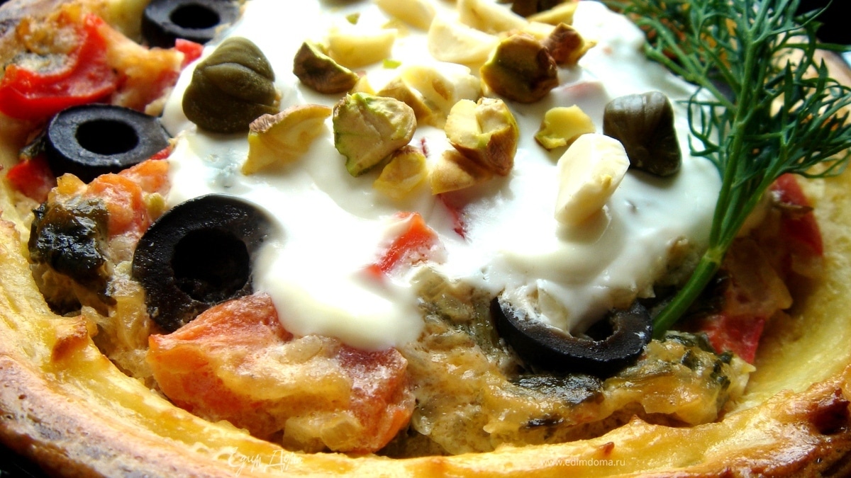 Картофельные тарелки с ароматной начинкой