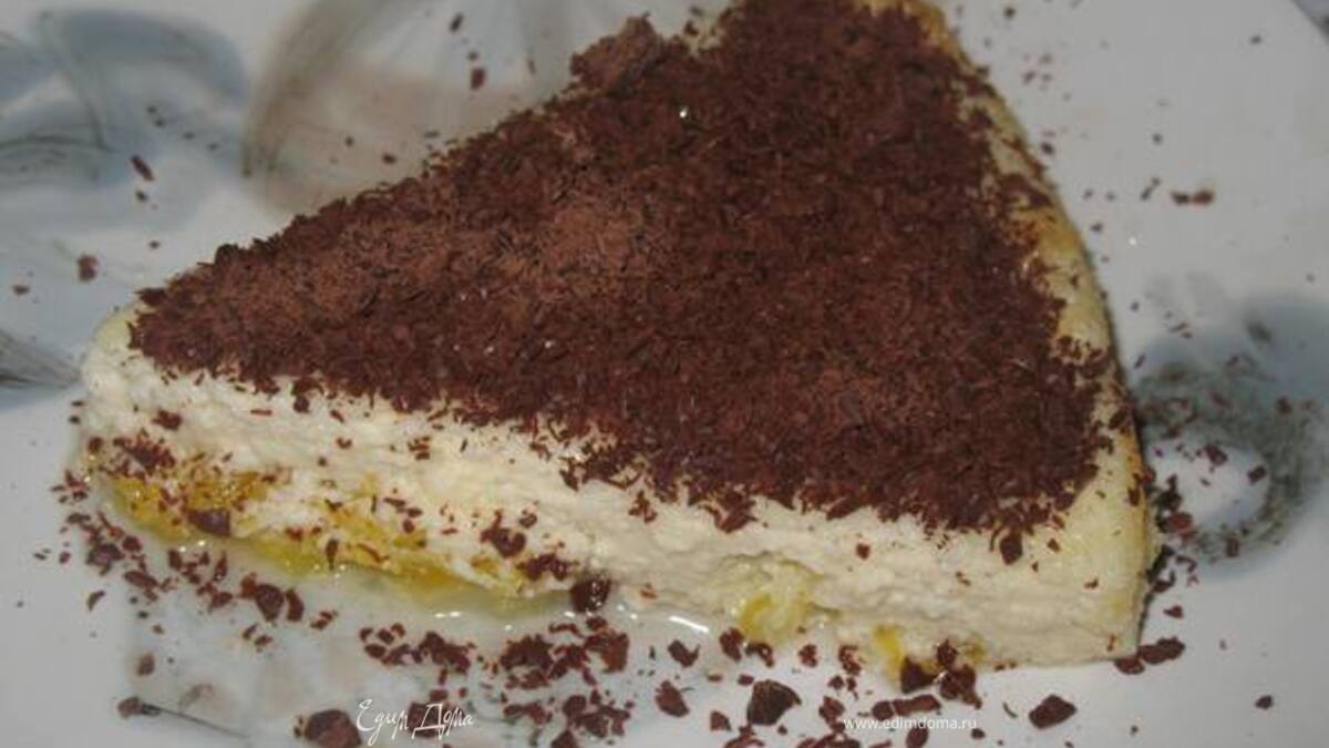 Чизкейк с апельсинами и шоколадом