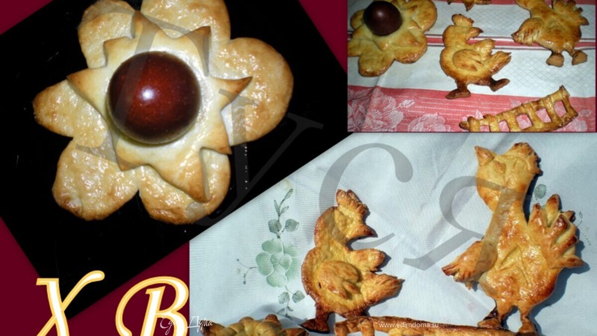 Пасхальная курочка и запеченые яйца