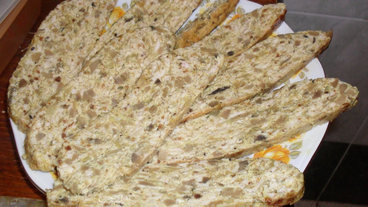 Индюшиная запеканка с грибами