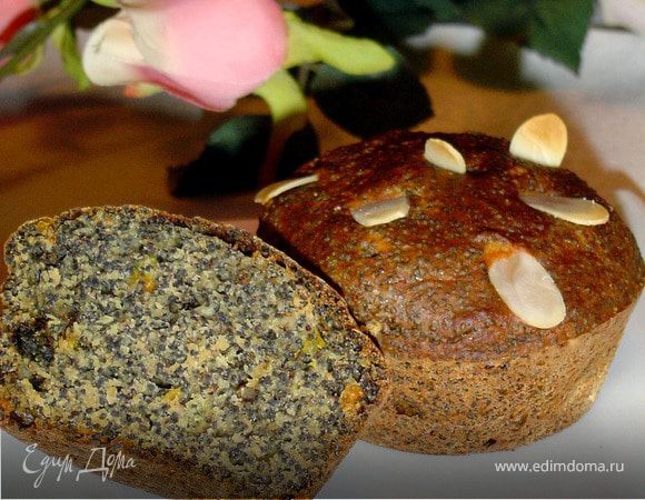 Маковые постные маффины Маковые постные маффины