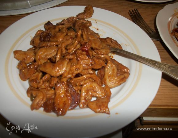 Соевое мясо в пряном соусе