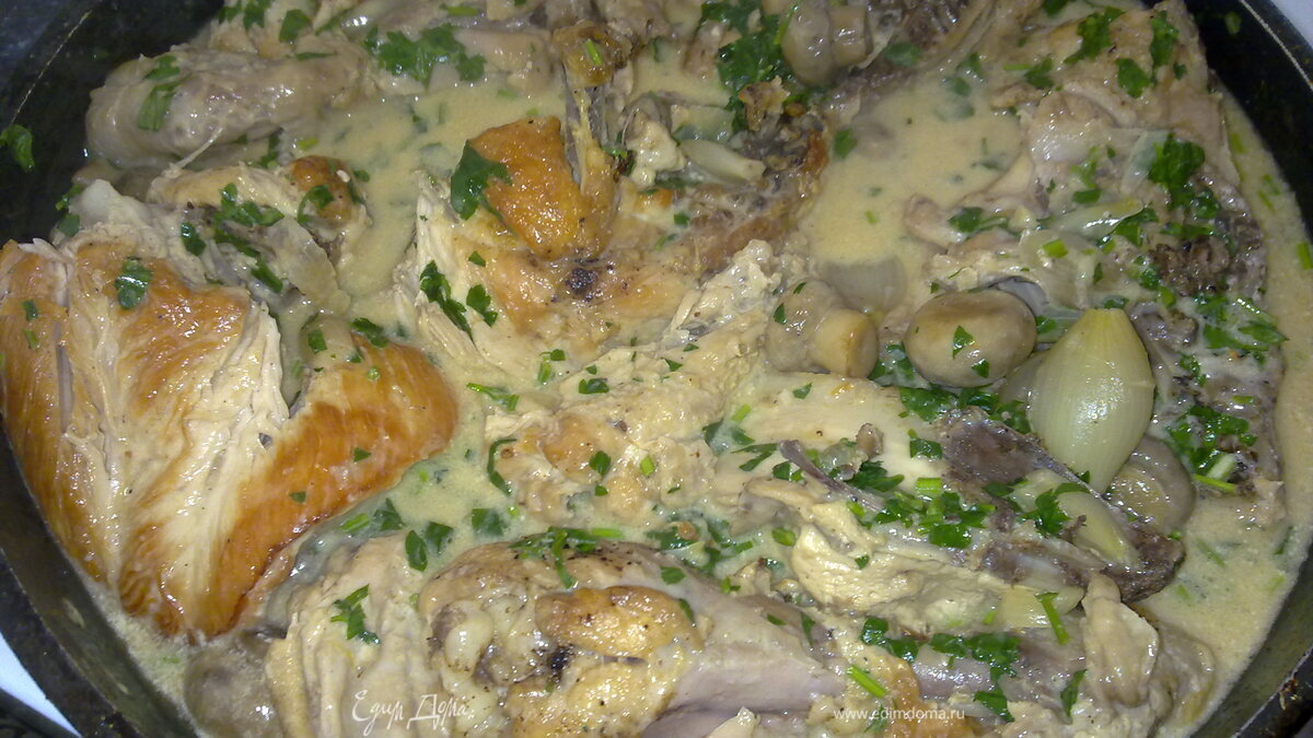 Фрикассе из курицы