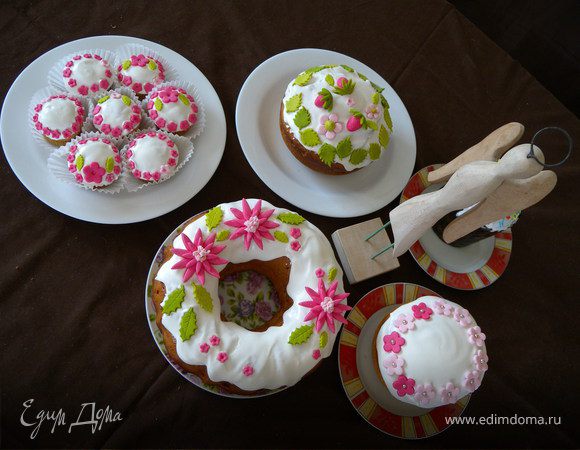 Пасхальные куличи, кексы и маффины...