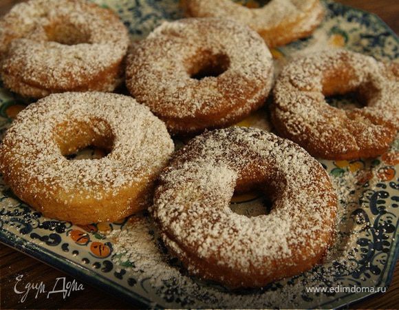 Картофельные пончики в сахарной пудре Картофельные пончики в сахарной пудре