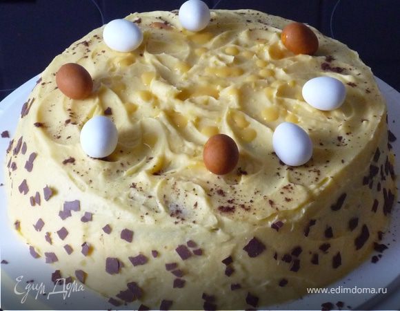 Благородный пасхальный торт для особенных моментов с близкими, или Кремообразный шоколадный торт с яичным ликером