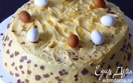 Рецепт Благородный пасхальный торт для особенных моментов с близкими, или Кремообразный шоколадный торт ...
