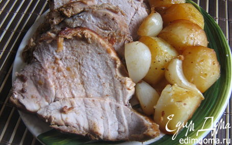 Рецепт Свинина запечённая в пакете с картофелем