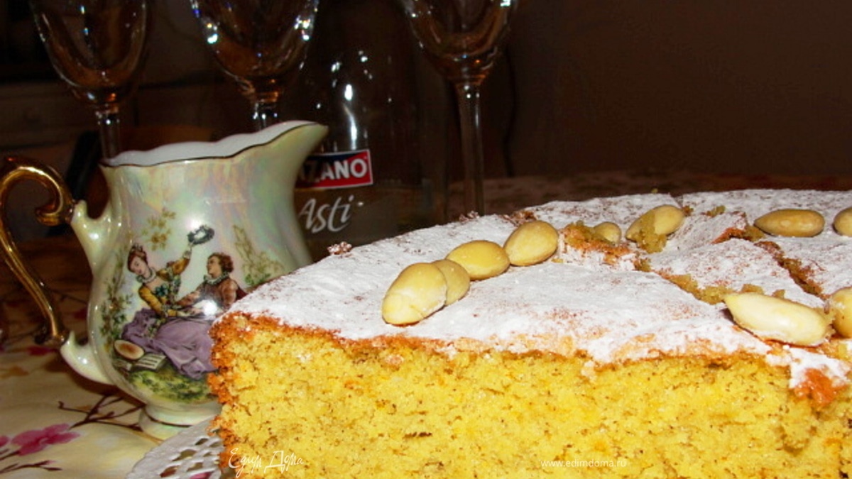 Gato de almendra(Майоркинский миндальный пирог)
