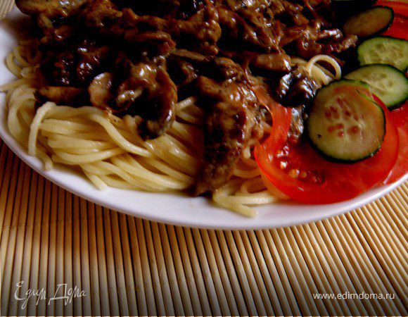 Паста с грибами Паста с грибами