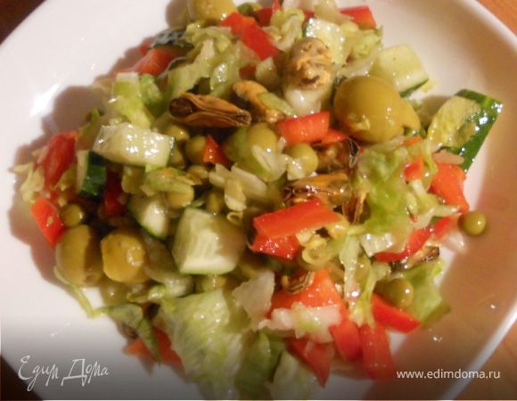 Салат "Лето, море, помидор..." Салат "Лето, море, помидор..."